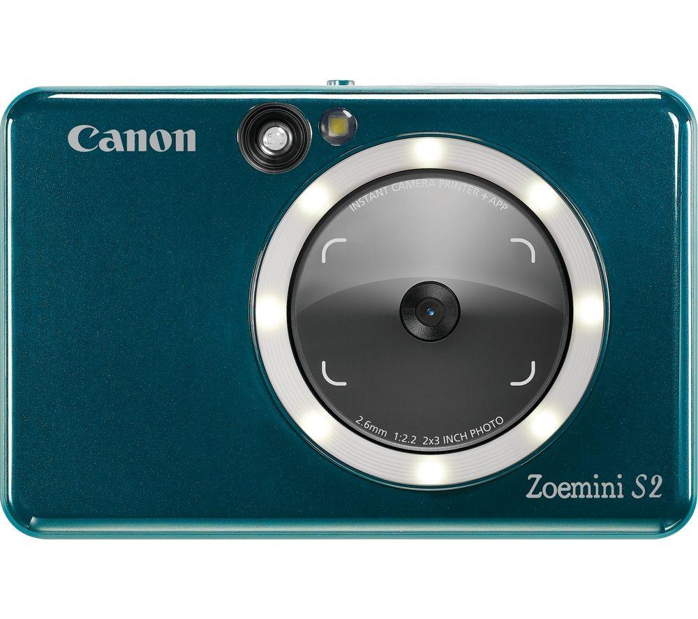 CANON Zoemini S2 Digital Instant Camera - Teal Blue, Blue