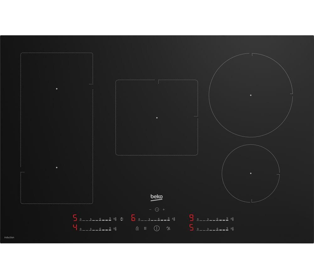 BEKO Pro IndyFlex HII85700UFT 78 cm Electric Induction Hob - Black