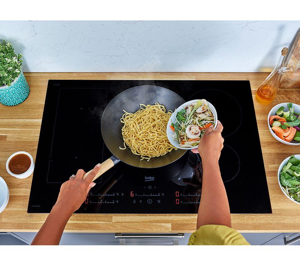 BEKO Pro IndyFlex HII85700UFT 78 cm Electric Induction Hob - Black image number 7 of 11