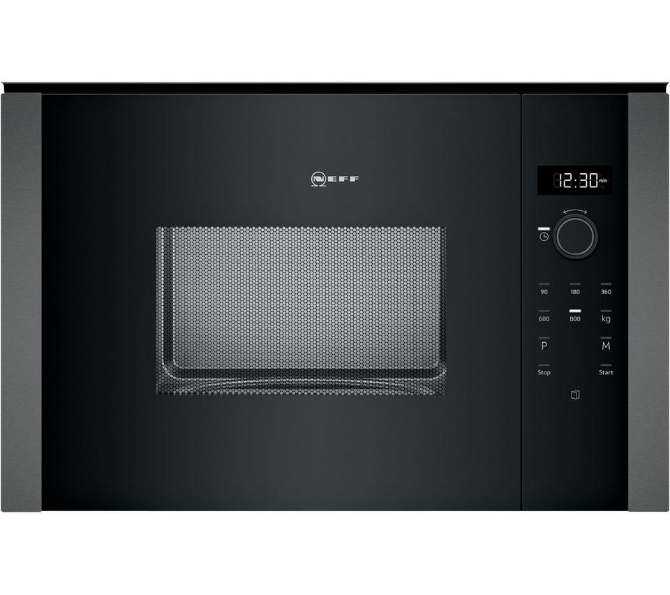 NEFF N50 HLAWD23G0B Built-in Solo Microwave - Graphite