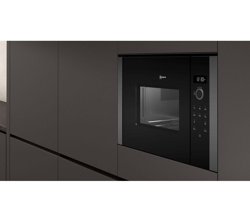 NEFF N50 HLAWD23G0B Built-in Solo Microwave - Graphite image number 3 of 7