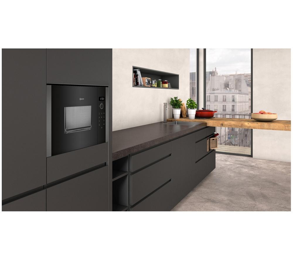 NEFF N50 HLAWD23G0B Built-in Solo Microwave - Graphite image number 4 of 7