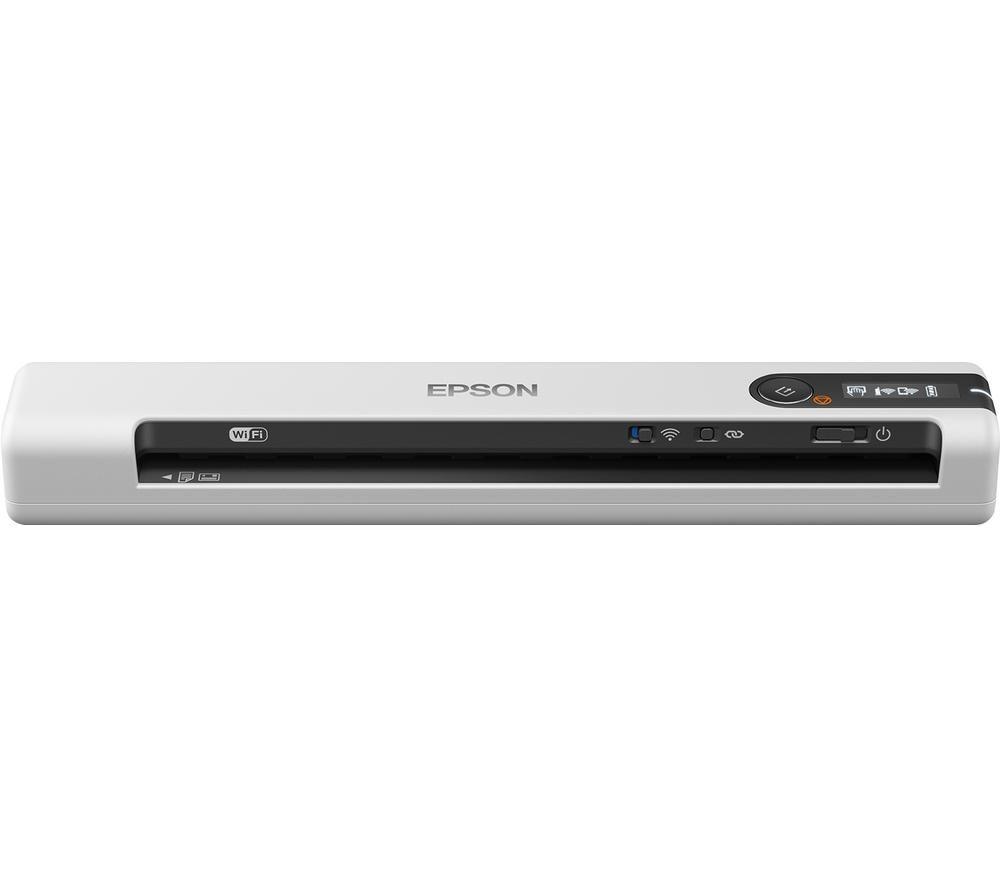 Image of EPSON WorkForce DS-80W Document Scanner, White