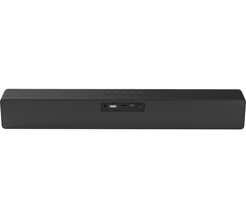 GROOV-E GV-SB01-BK 2.0 Portable Bluetooth Sound Bar - Black image number 5 of 8