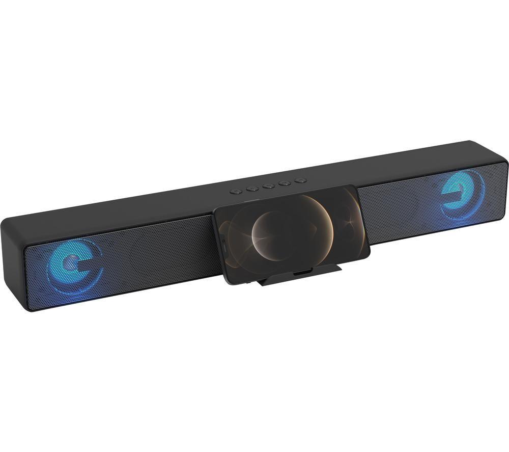 GROOV-E GV-SB01-BK 2.0 Portable Bluetooth Sound Bar - Black image number 6 of 8