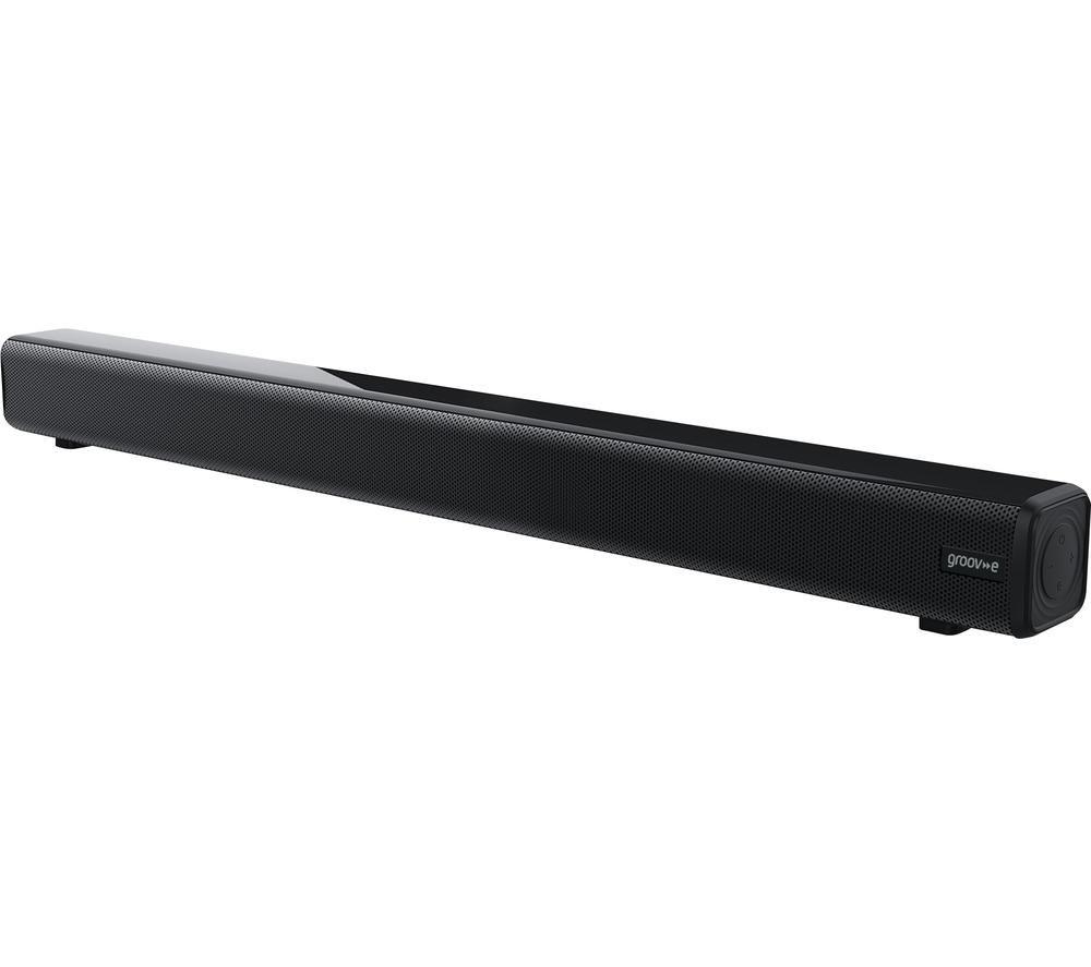 GROOV-E GV-SB02-BK 2.0 Portable Bluetooth Sound Bar - Black