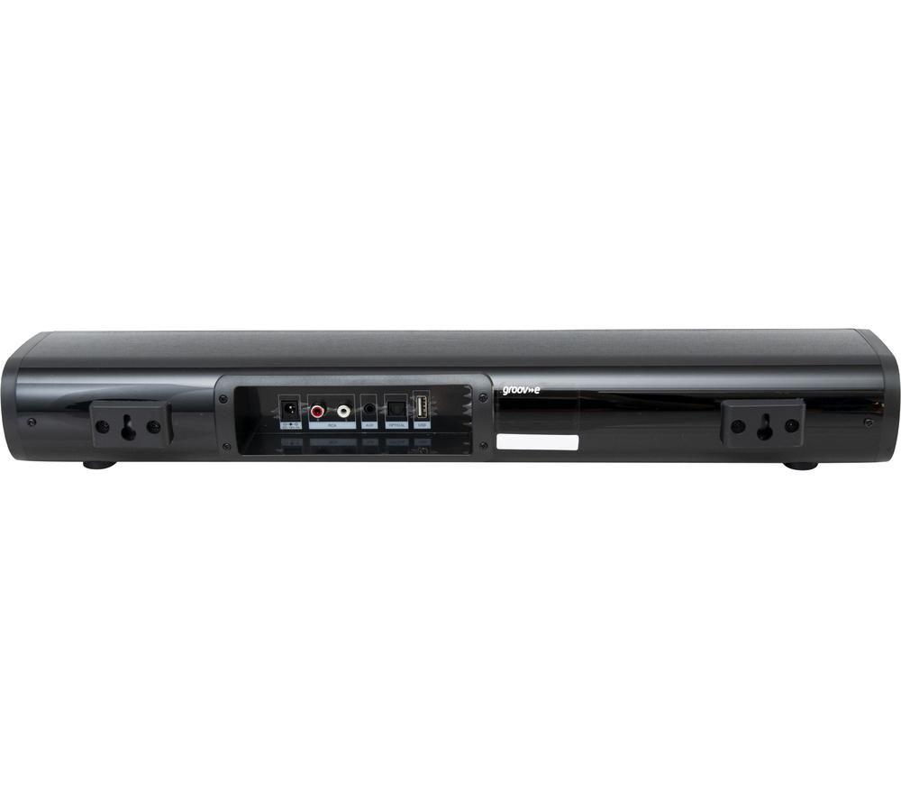 GROOV-E GV-SB03-BK 2.0 Portable Bluetooth Sound Bar - Black image number 3 of 3