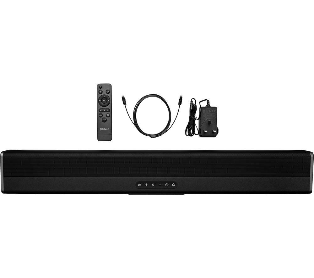 GROOV-E GV-SB05-BK 2.1 Portable Bluetooth All-in-One Sound Bar - Black image number 2 of 9