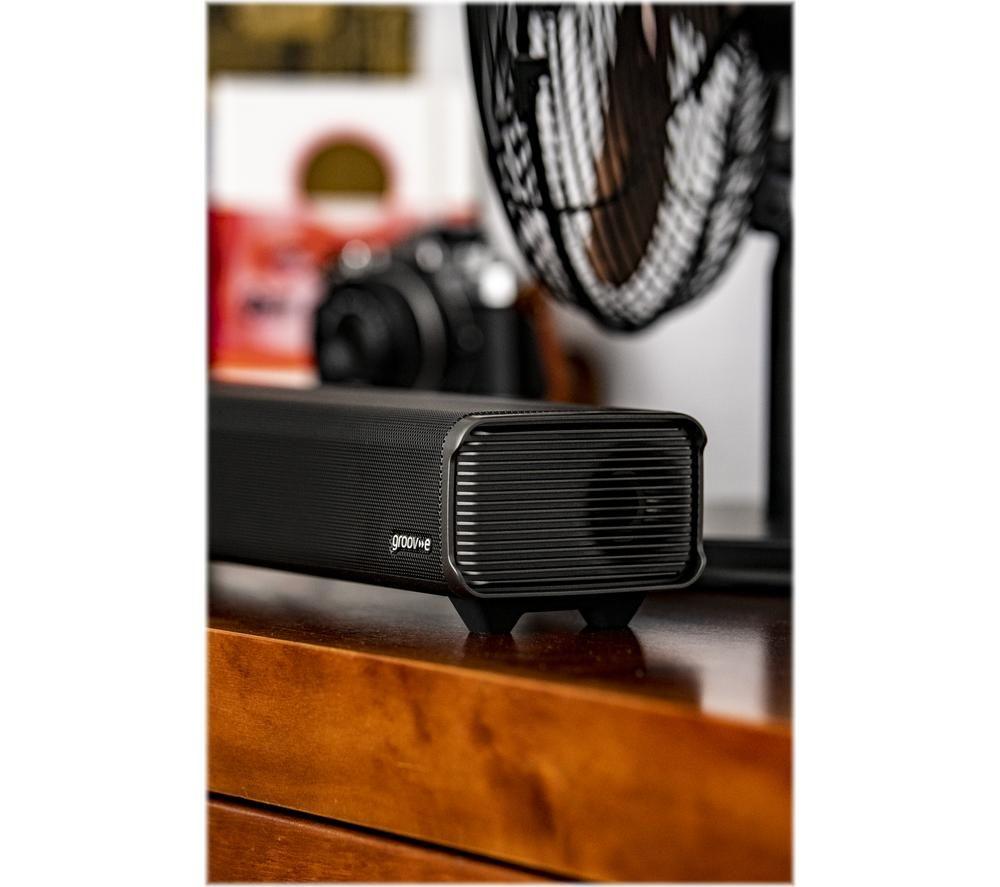 GROOV-E GV-SB05-BK 2.1 Portable Bluetooth All-in-One Sound Bar - Black image number 7 of 9