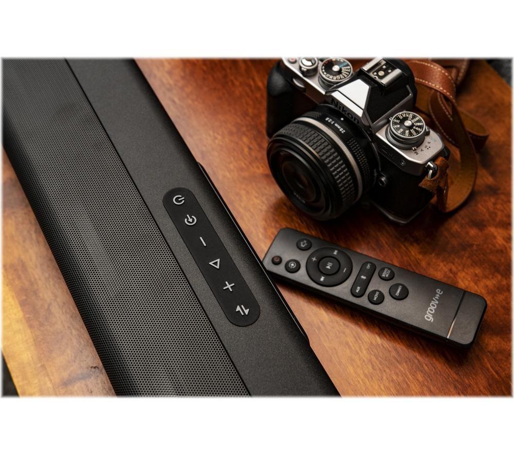 GROOV-E GV-SB05-BK 2.1 Portable Bluetooth All-in-One Sound Bar - Black image number 9 of 9