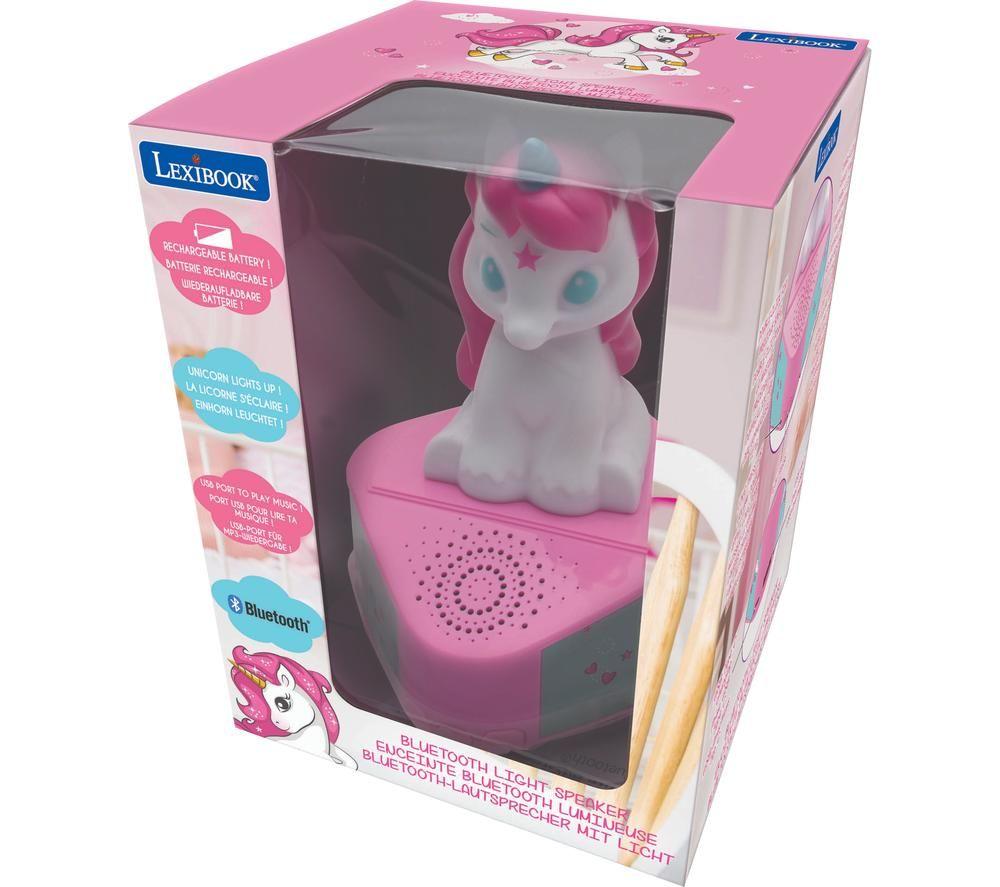 LEXIBOOK BTD80UNI Portable Bluetooth Speaker - Unicorn image number 2 of 6