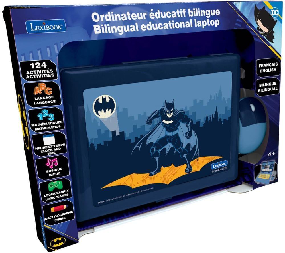 LEXIBOOK Bilingual French & English Educational Laptop - Batman image number 3 of 5