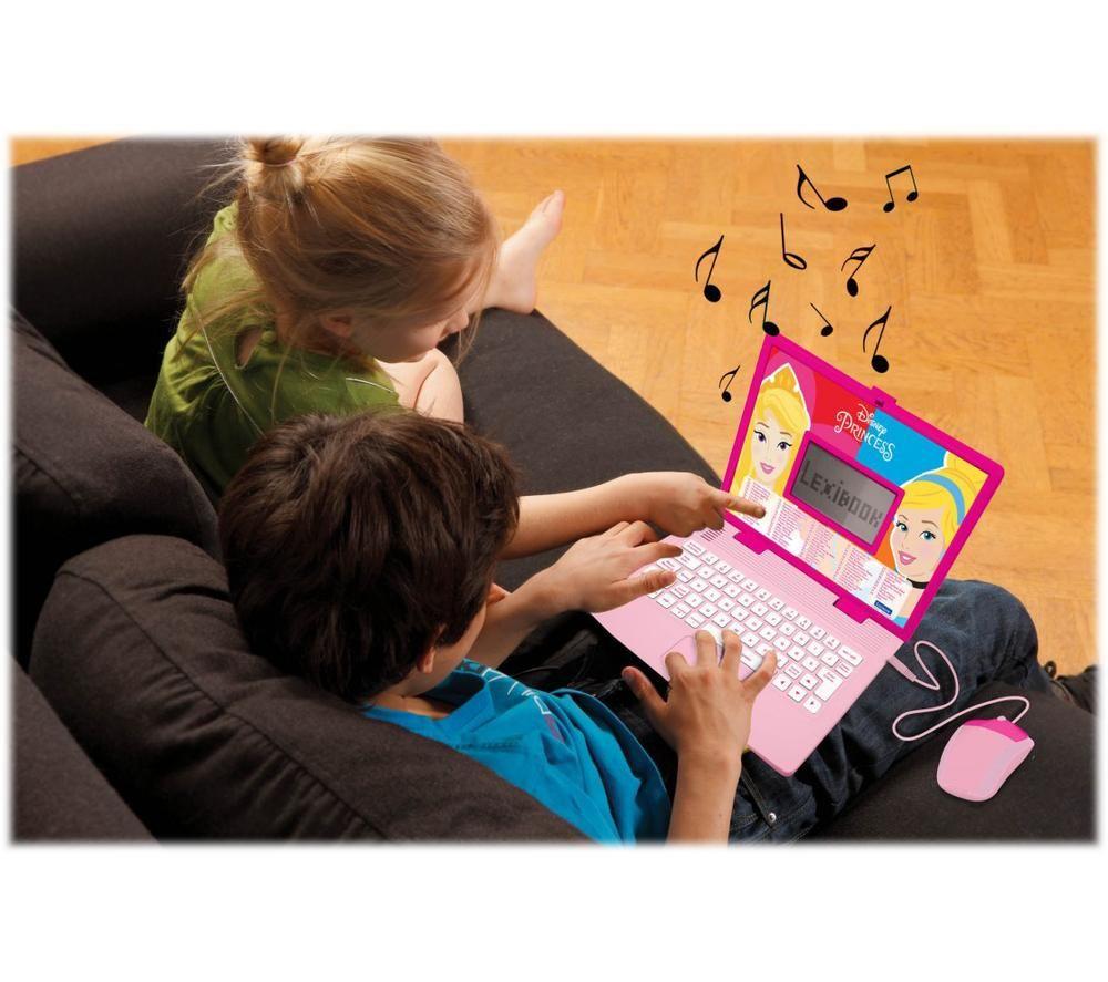 LEXIBOOK Bilingual French & English Educational Laptop - Disney Princess image number 4 of 5