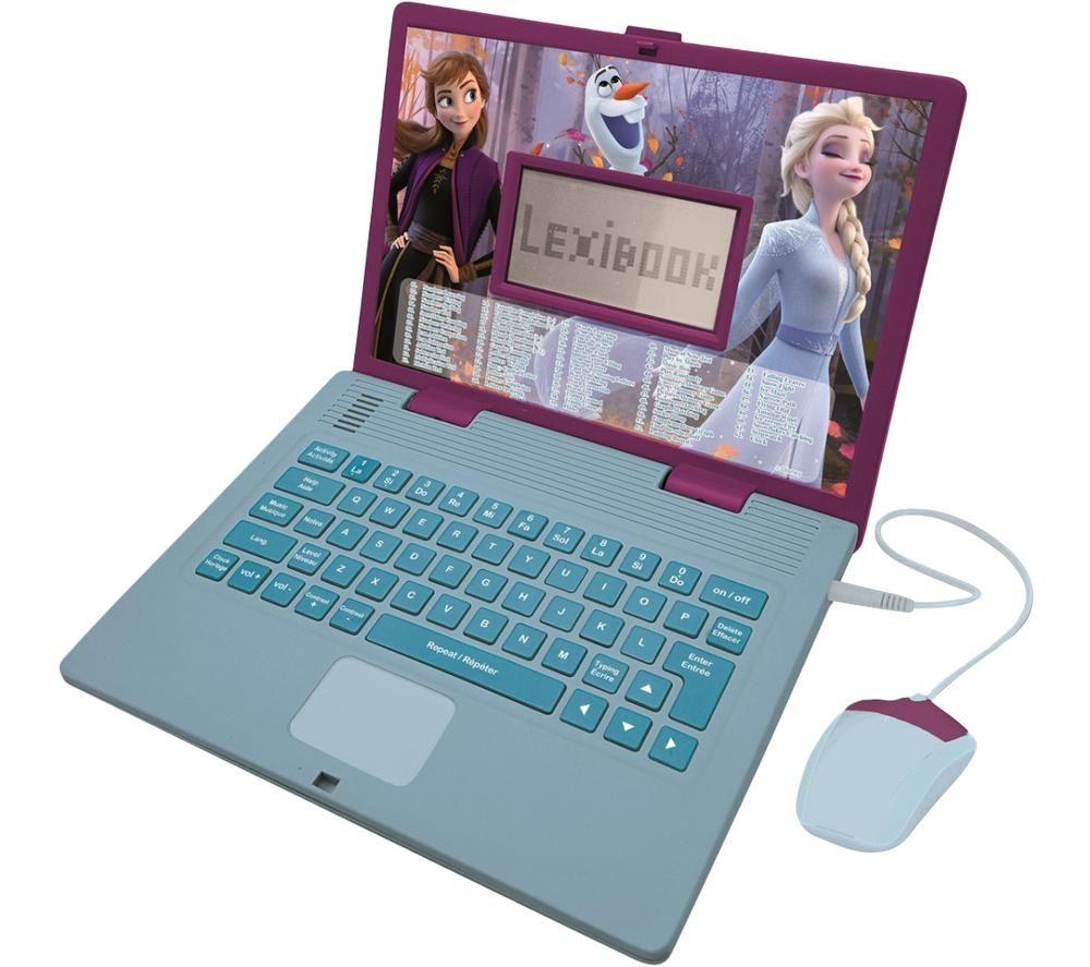 LEXIBOOK Bilingual French & English Educational Laptop - Disney Frozen II