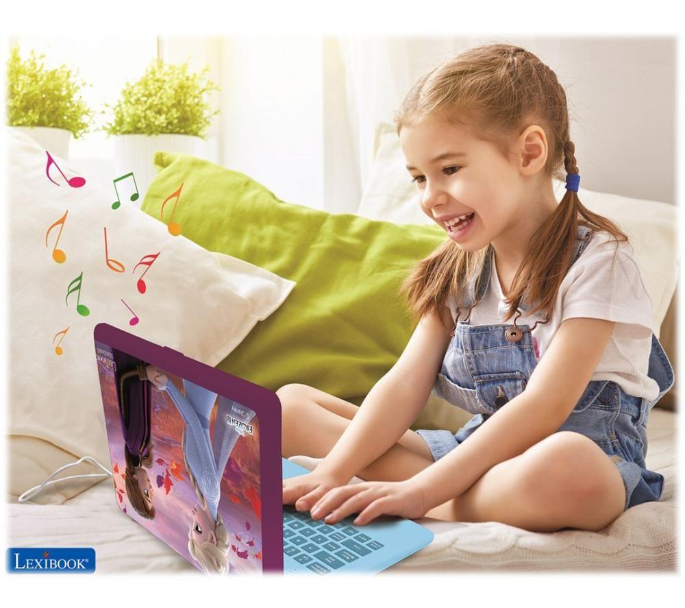 LEXIBOOK Bilingual French & English Educational Laptop - Disney Frozen II image number 2 of 4