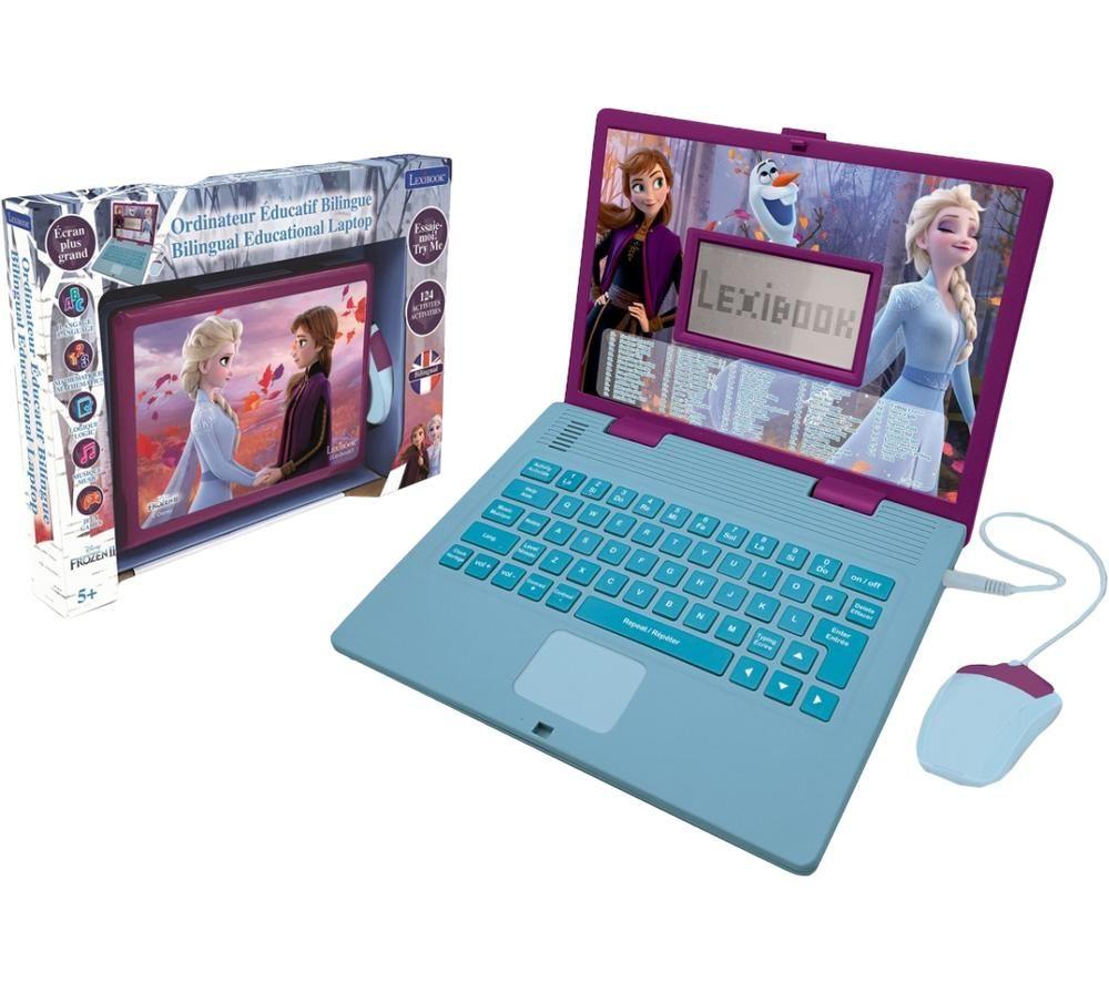 LEXIBOOK Bilingual French & English Educational Laptop - Disney Frozen II image number 4 of 4
