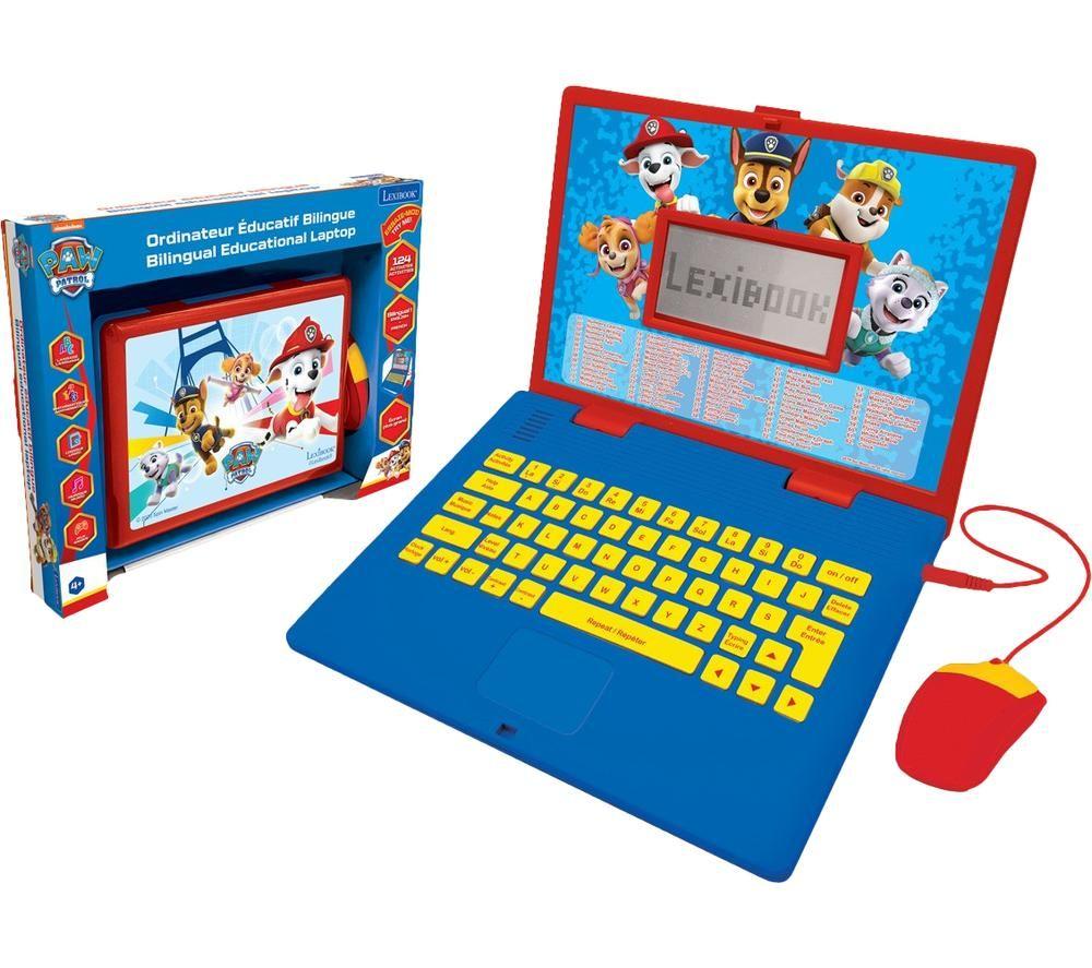 LEXIBOOK Bilingual French & English Educational Laptop - Paw Patrol image number 2 of 3