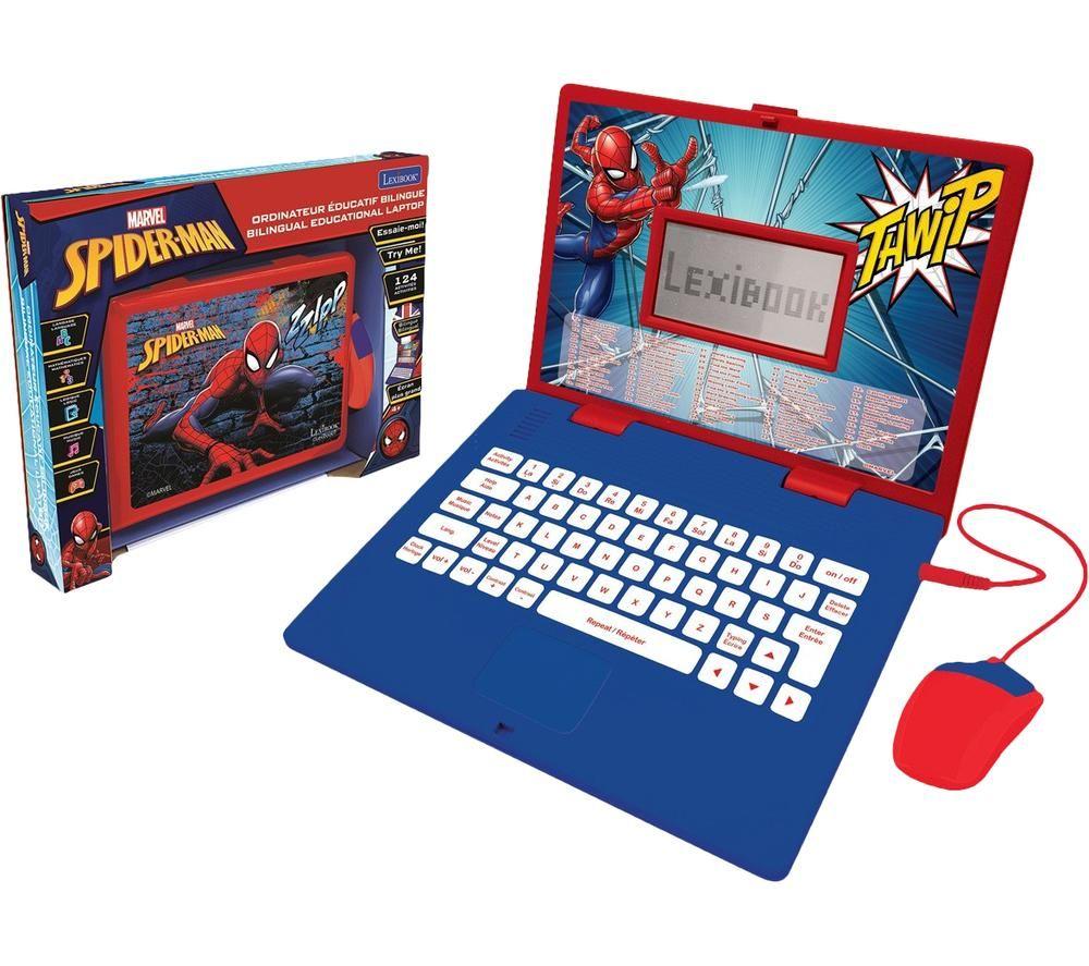 LEXIBOOK Bilingual French & English Educational Laptop - Spiderman image number 3 of 3