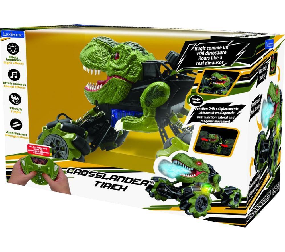 LEXIBOOK Crosslander Tirex RC57 All-Terrain RC Car - Green & Black image number 7 of 7
