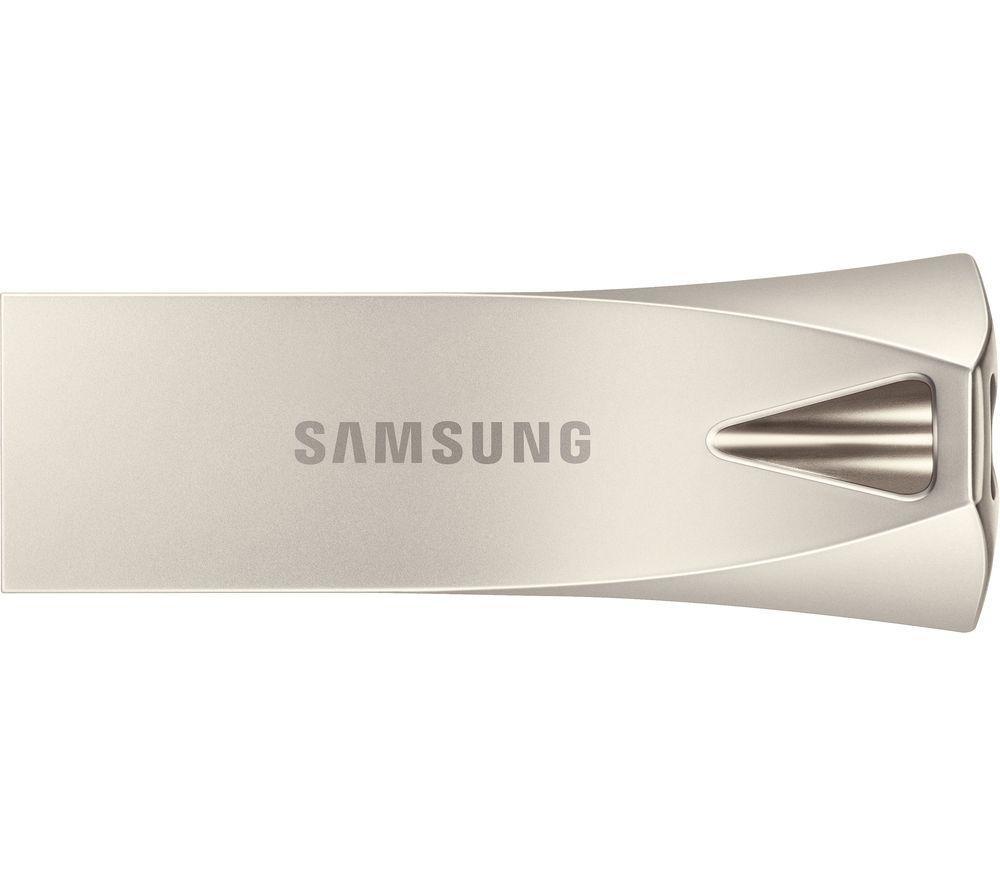 SAMSUNG Bar Plus USB 3.1 Memory Stick - 64 GB, Champagne Silver