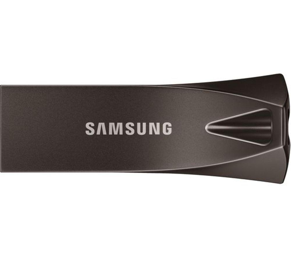 Samsung Bar Plus Usb 3.1 Memory Stick - 64 Gb, Titan Grey, Silver/Grey