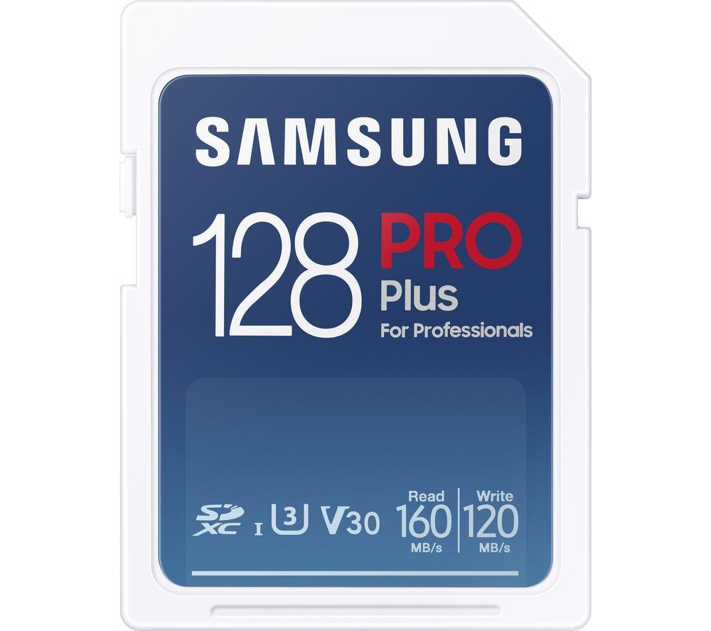 SAMSUNG Pro Plus Class 10 SDXC Memory Card - 128 GB
