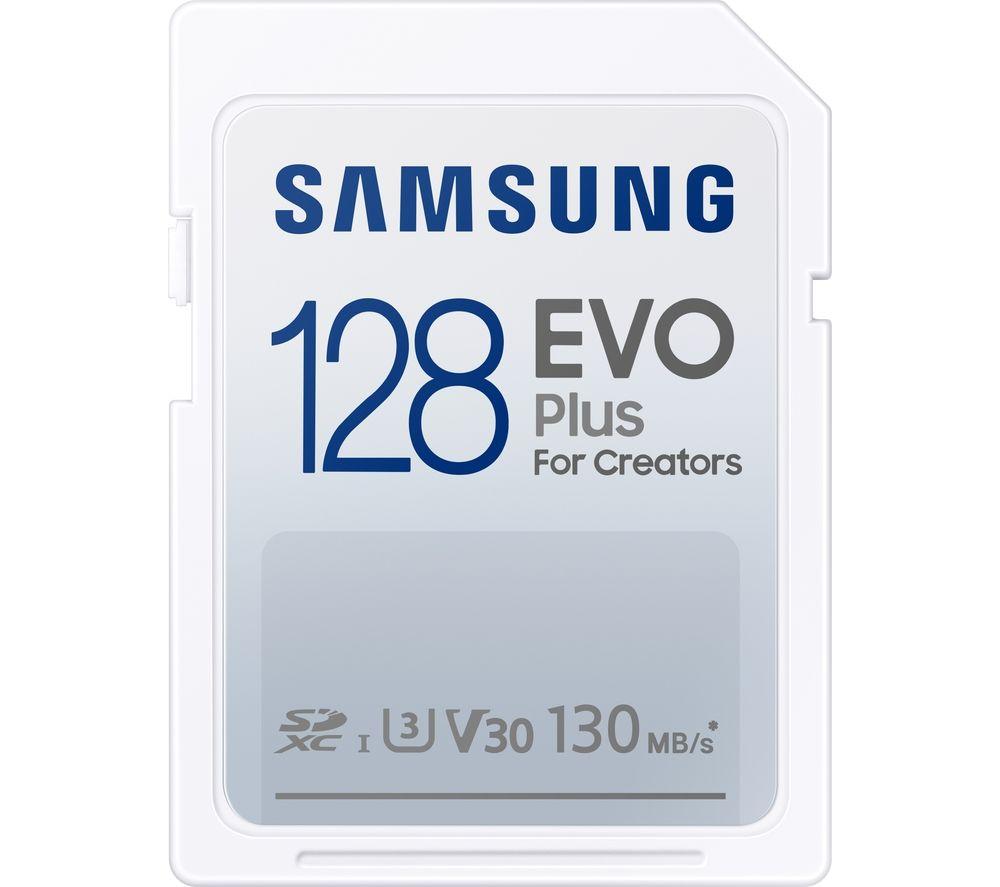 SAMSUNG EVO Plus Class 10 SDXC Memory Card - 128 GB
