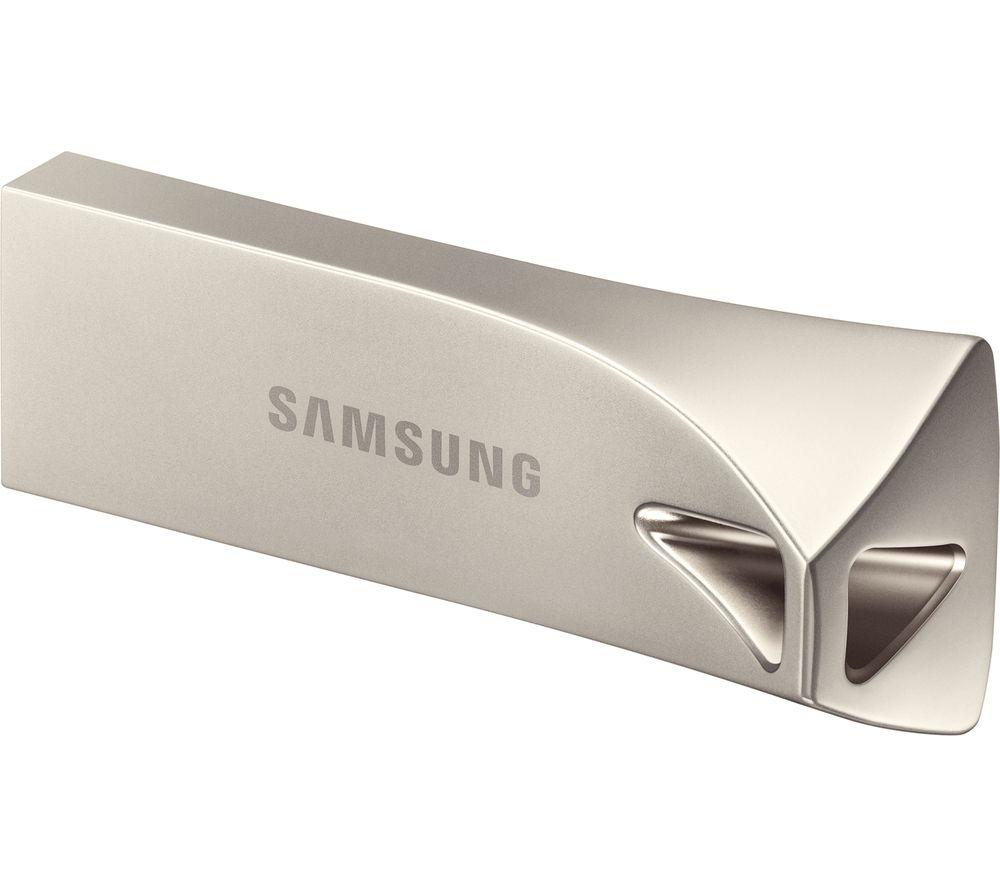 SAMSUNG Bar Plus USB 3.1 Memory Stick - 128 GB, Champagne Silver image number 2 of 13