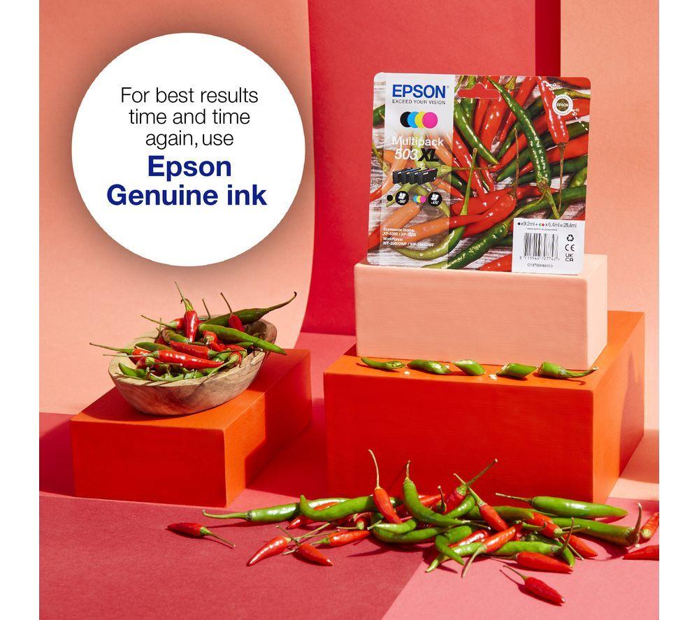 EPSON 503 Chilli Cyan, Magenta, Yellow & Black Ink Cartridges - Multipack image number 3 of 6