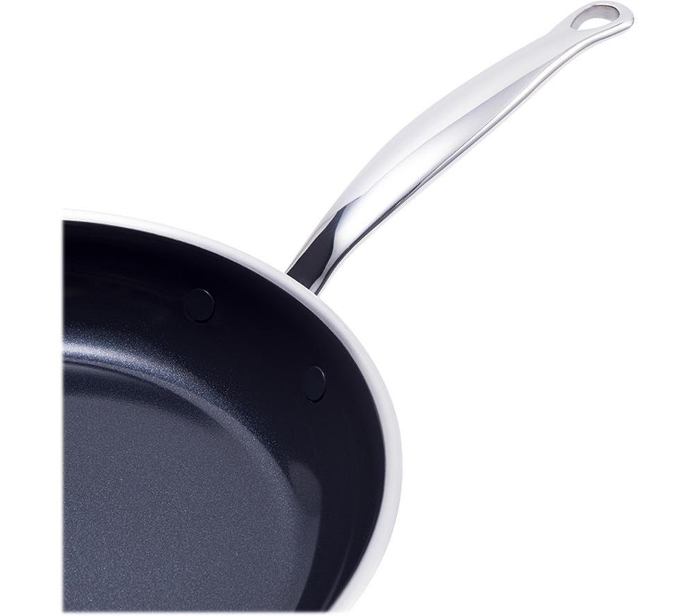 GREENPAN Barcelona Pro CC005335-001 2-piece Non-stick Frying Pan Set - Black & Silver image number 3 of 7