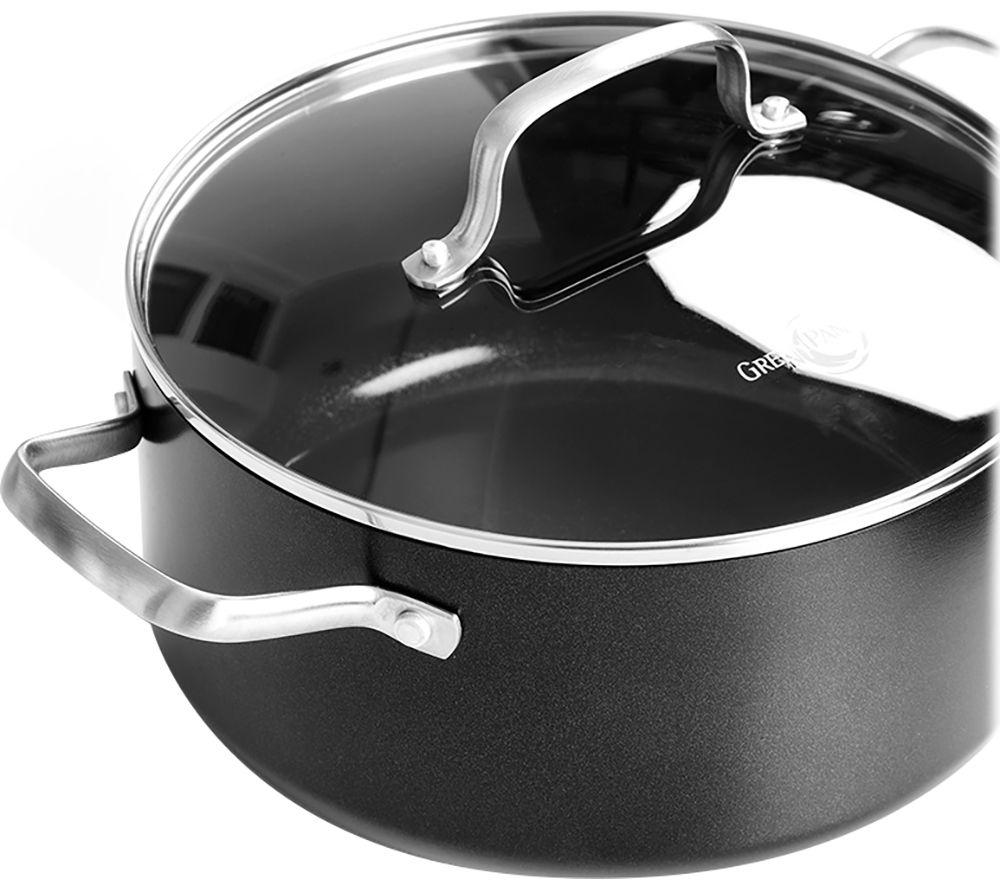 GREENPAN Copenhagen CC005215-001 3-piece Non-stick Cookware Set - Black image number 2 of 9
