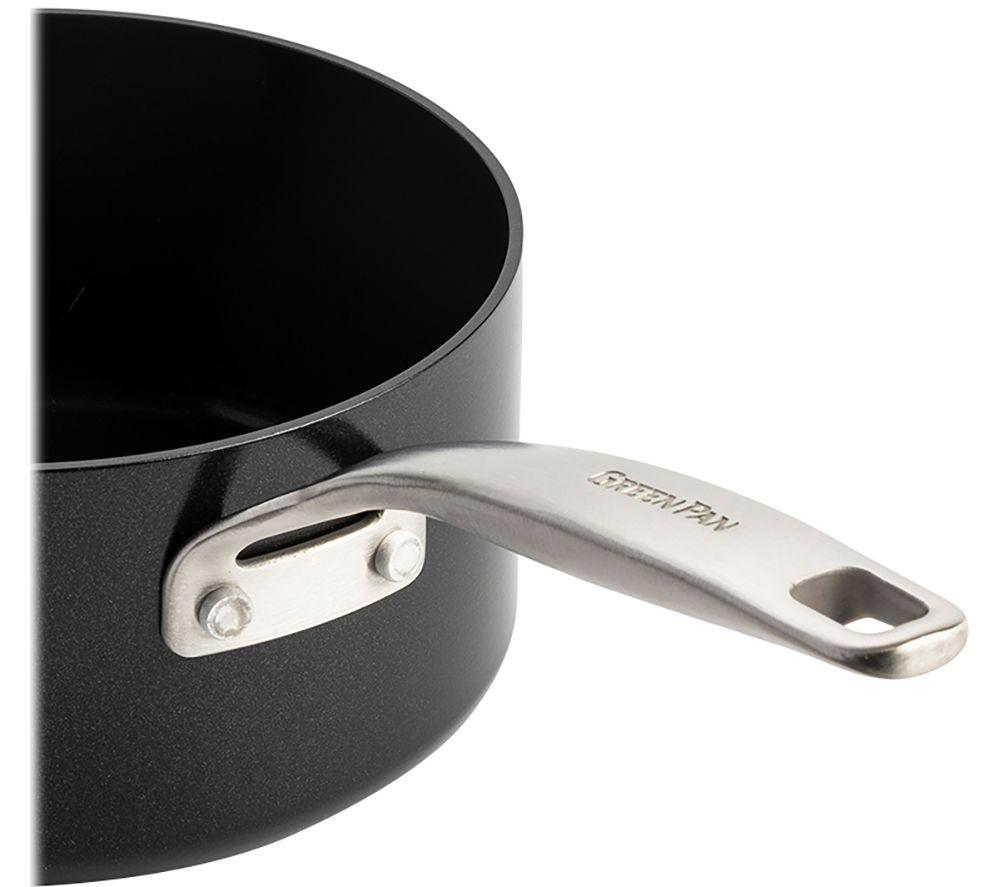GREENPAN Copenhagen CC005215-001 3-piece Non-stick Cookware Set - Black image number 3 of 9