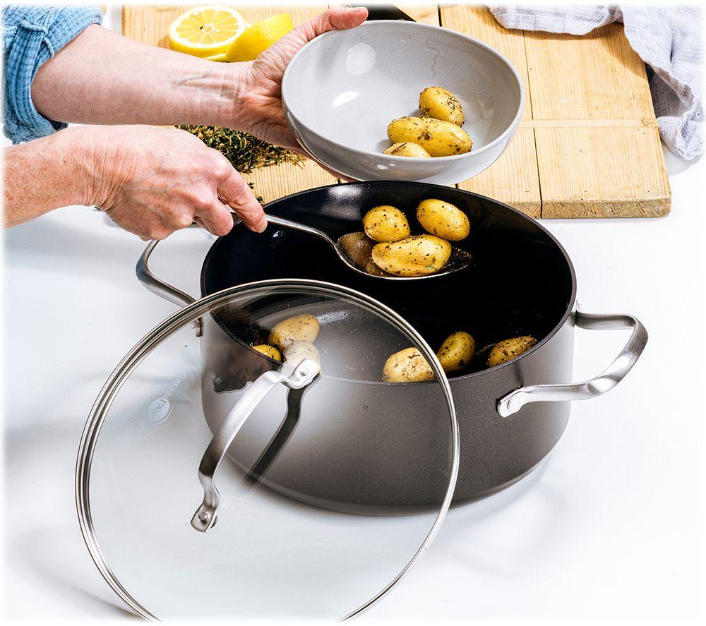 GREENPAN Copenhagen CC005215-001 3-piece Non-stick Cookware Set - Black image number 9 of 9