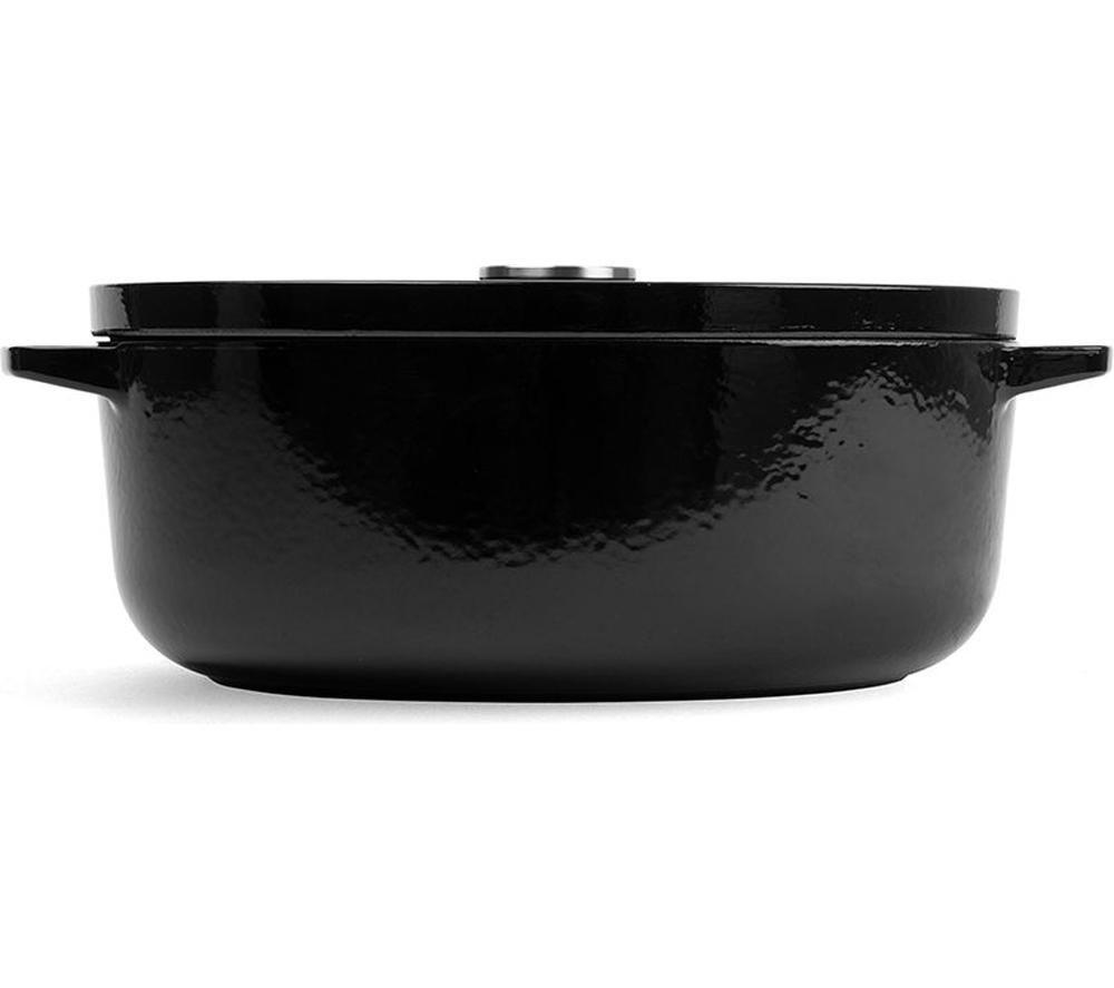 KITCHENAID Cast Iron 30 cm Oval Casserole Dish - Onyx Black image number 2 of 6