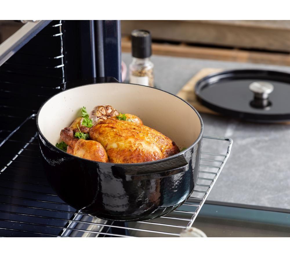 KITCHENAID Cast Iron 30 cm Oval Casserole Dish - Onyx Black image number 5 of 6