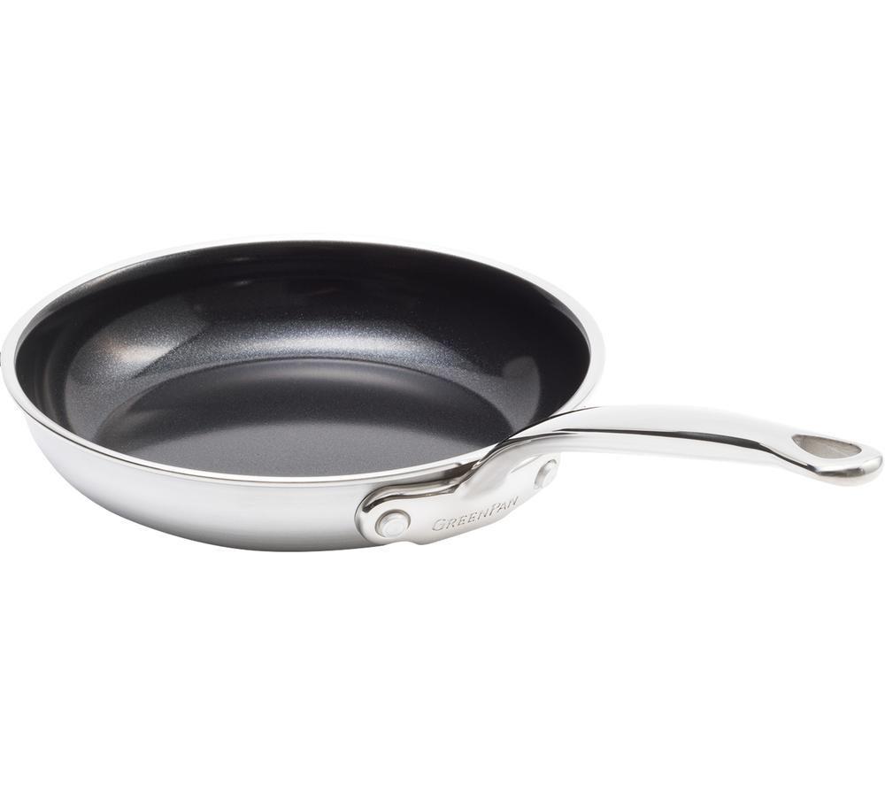 GREENPAN Premiere CC003818-001 28 cm Non-stick Frying Pan - Stainless Steel, Stainless Steel