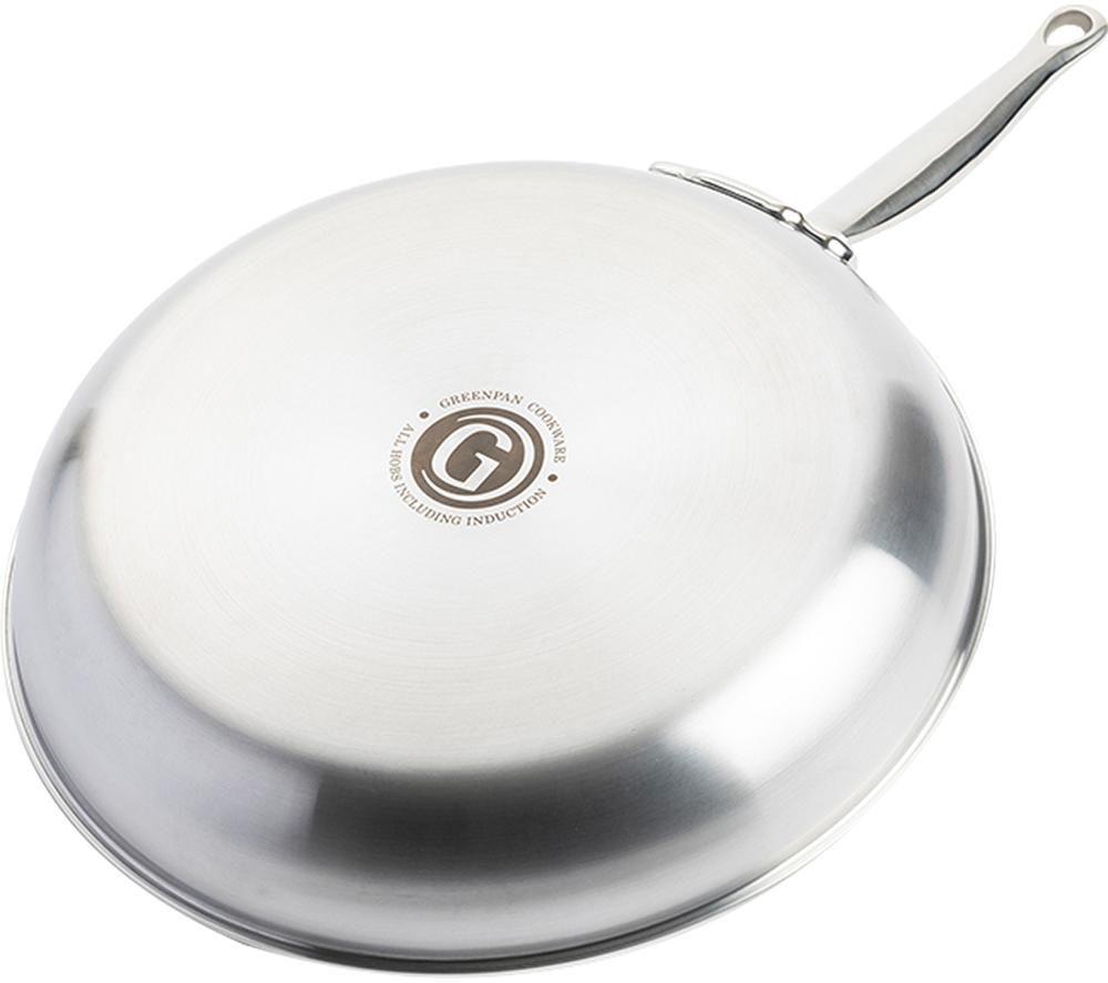 GREENPAN Premiere CC003818-001 28 cm Non-stick Frying Pan - Stainless Steel image number 4 of 10