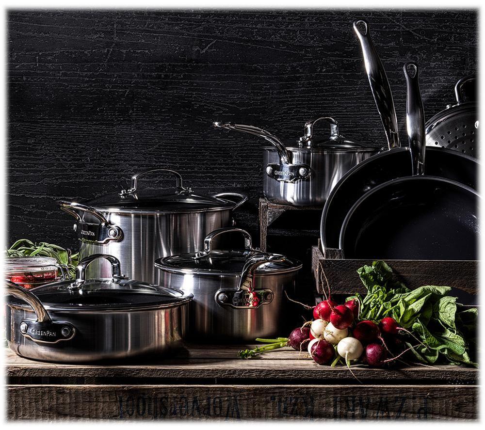 GREENPAN Premiere CC003818-001 28 cm Non-stick Frying Pan - Stainless Steel image number 10 of 10