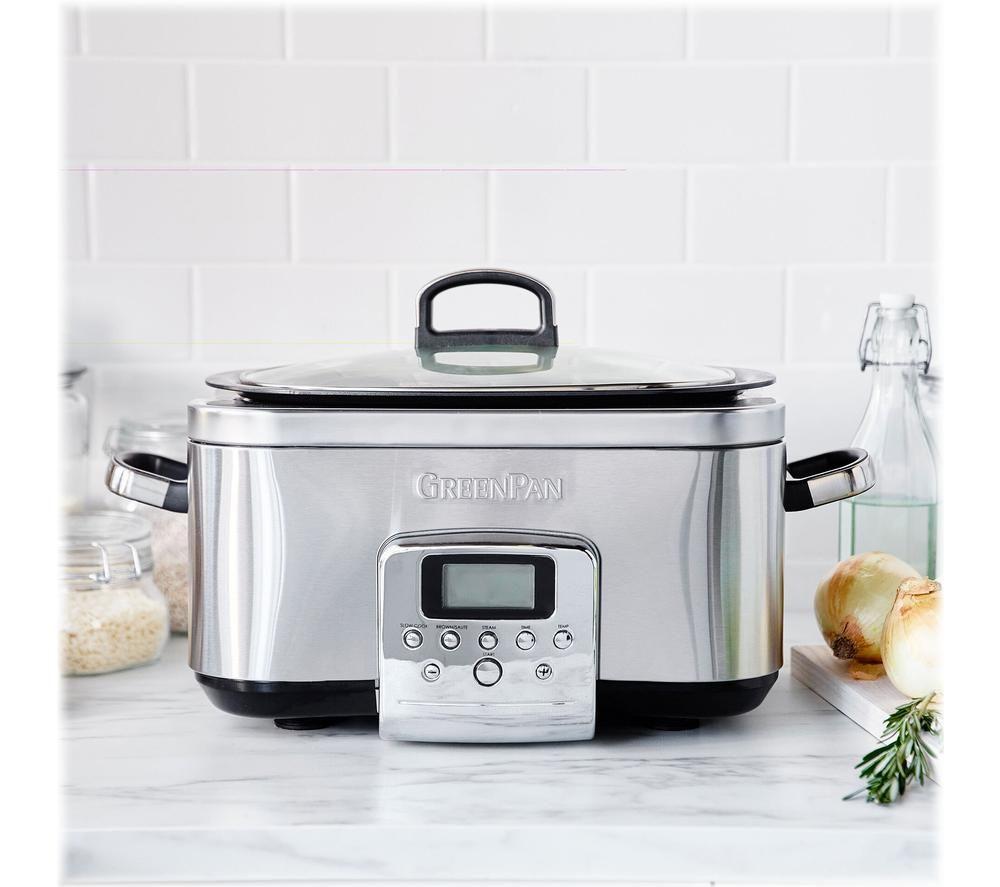 GREENPAN CC005308-001 Slow Cooker - Stainless Steel image number 2 of 8