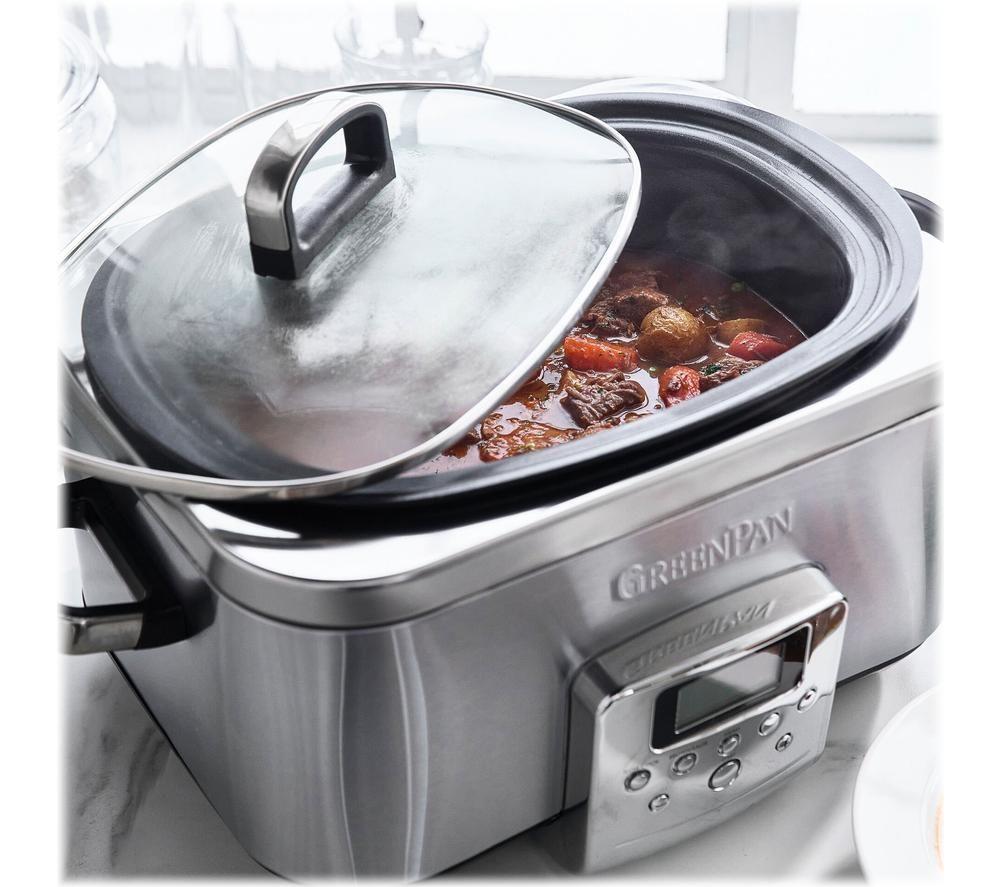 GREENPAN CC005308-001 Slow Cooker - Stainless Steel image number 3 of 8