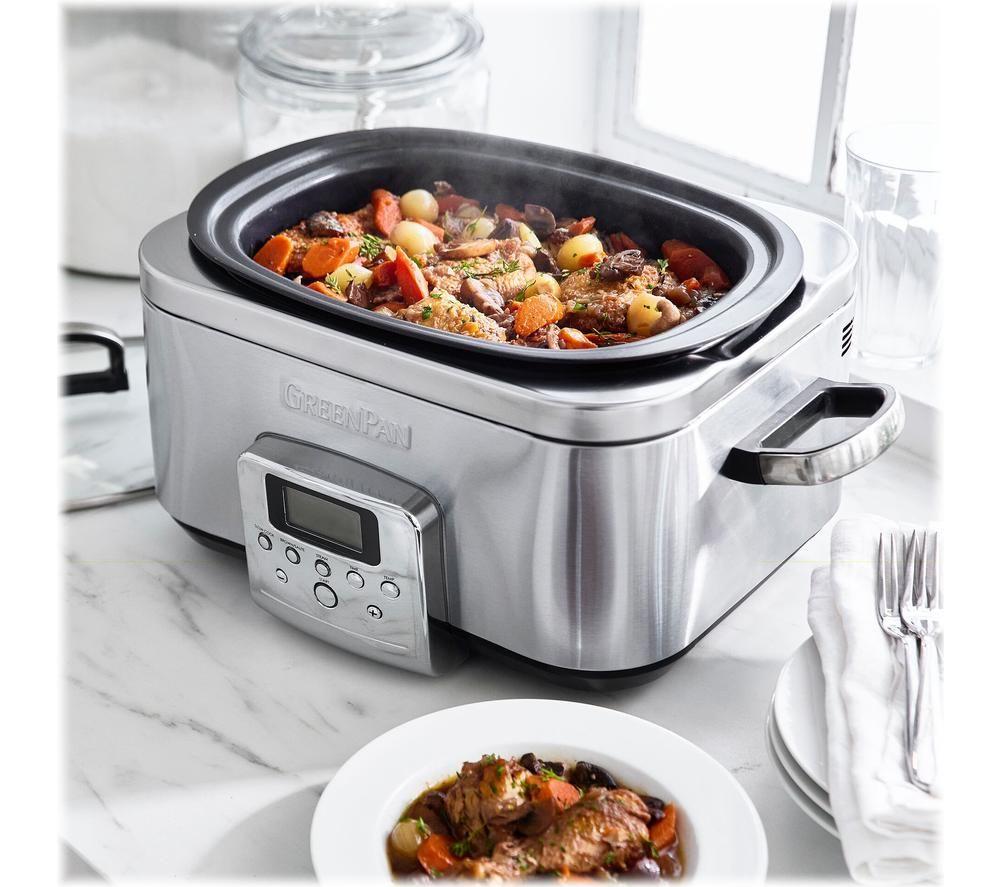 GREENPAN CC005308-001 Slow Cooker - Stainless Steel image number 4 of 8