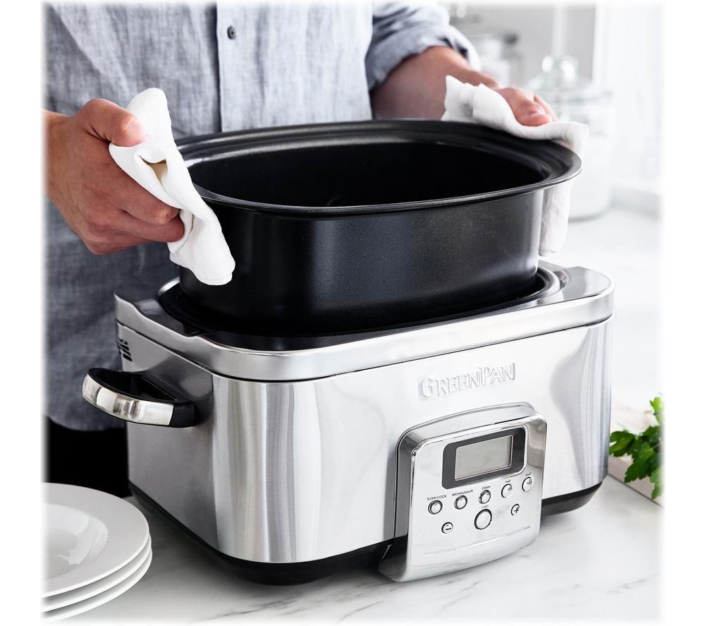 GREENPAN CC005308-001 Slow Cooker - Stainless Steel image number 7 of 8