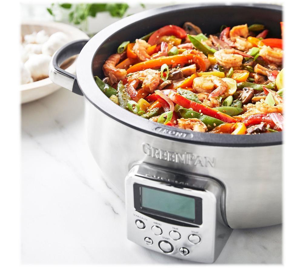 GREENPAN Omni CC005284-001 Multicooker - Stainless Steel image number 4 of 8