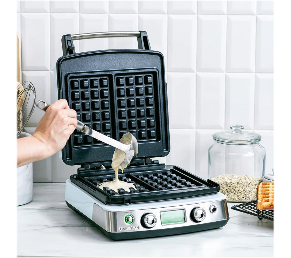 GREENPAN CC006586-001 Waffle Maker - Blue Haze image number 8 of 10