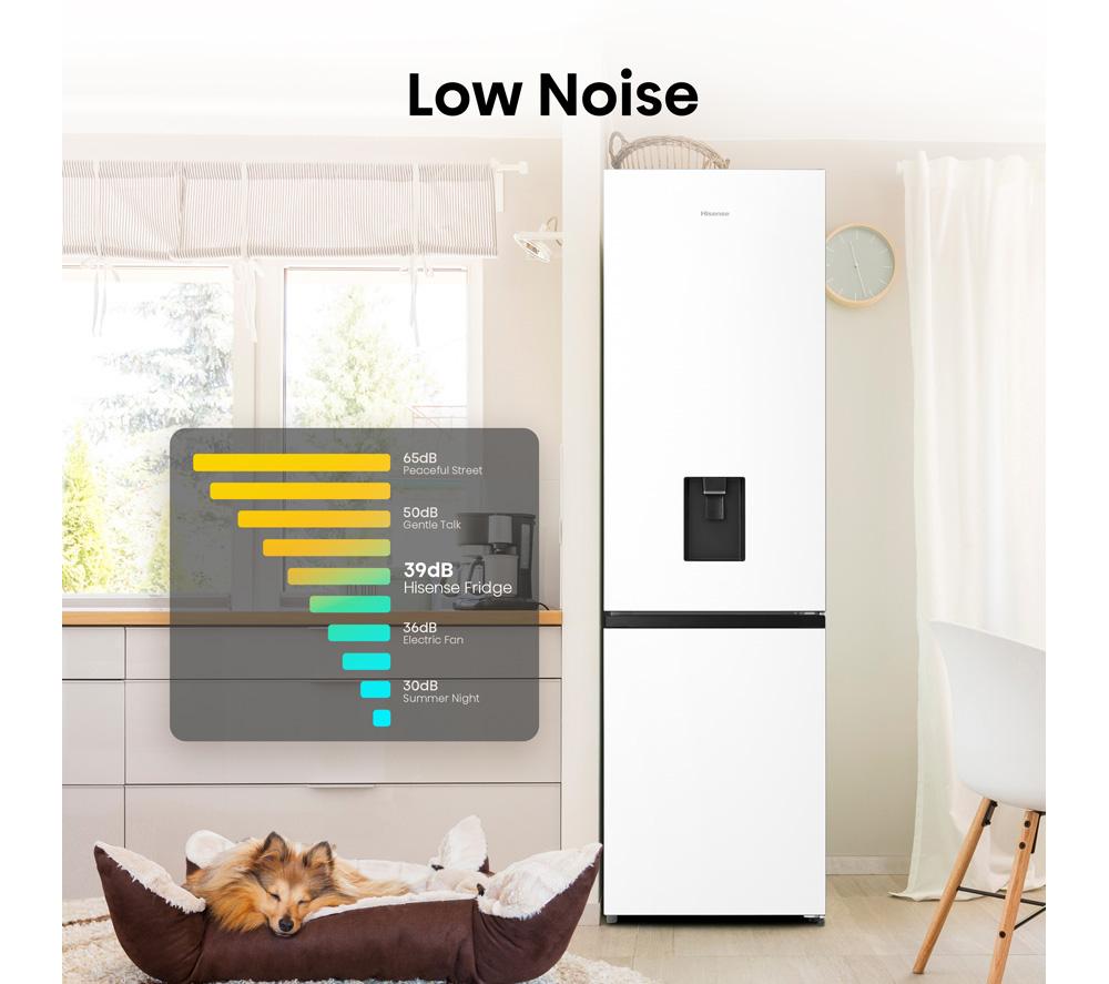 HISENSE RB435N4WWE 60/40 Fridge Freezer - White image number 11 of 18