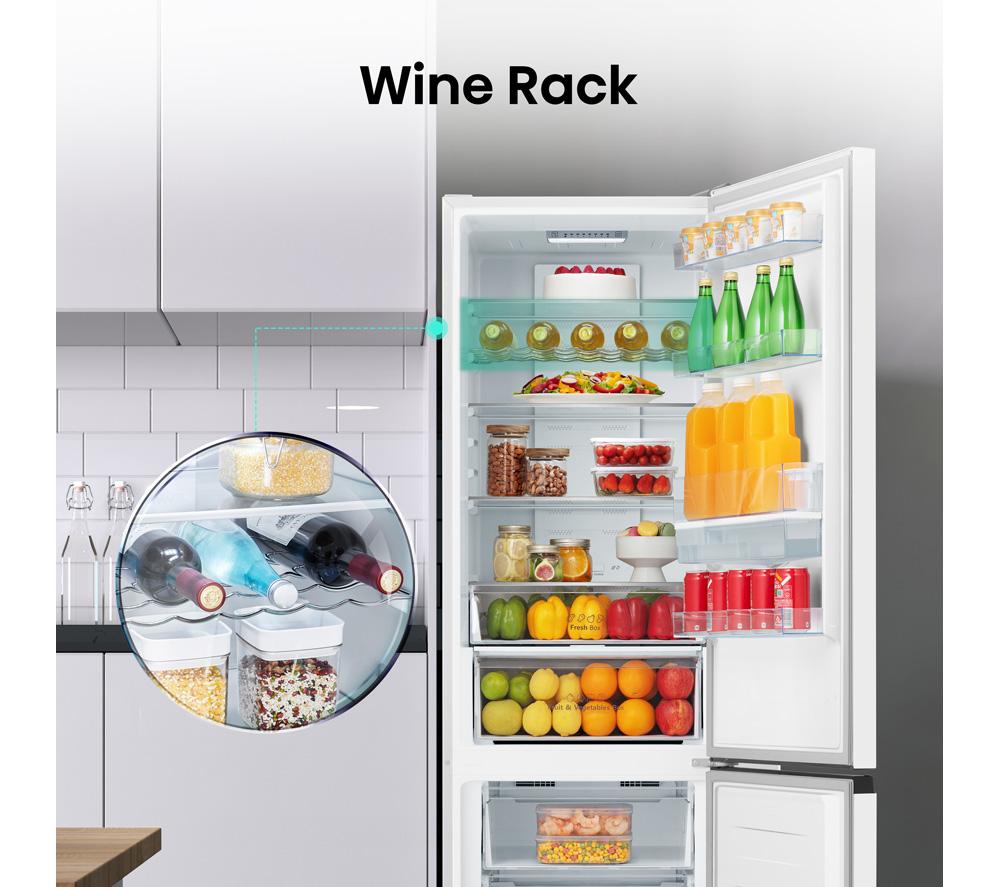 HISENSE RB435N4WWE 60/40 Fridge Freezer - White image number 15 of 18