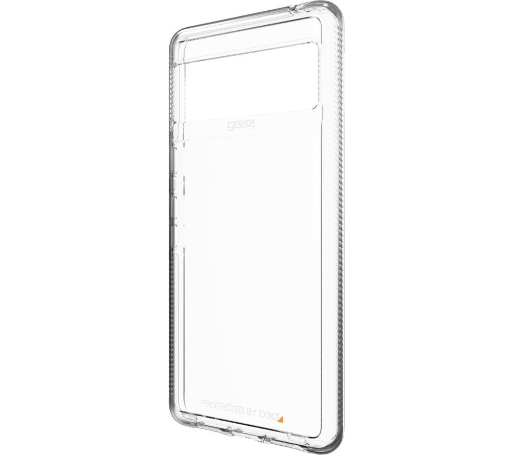 ZAGG Gear 4 Crystal Palace D30 Protective Case for Google Pixel 7, Wireless Charging, Shockproof, (Clear)