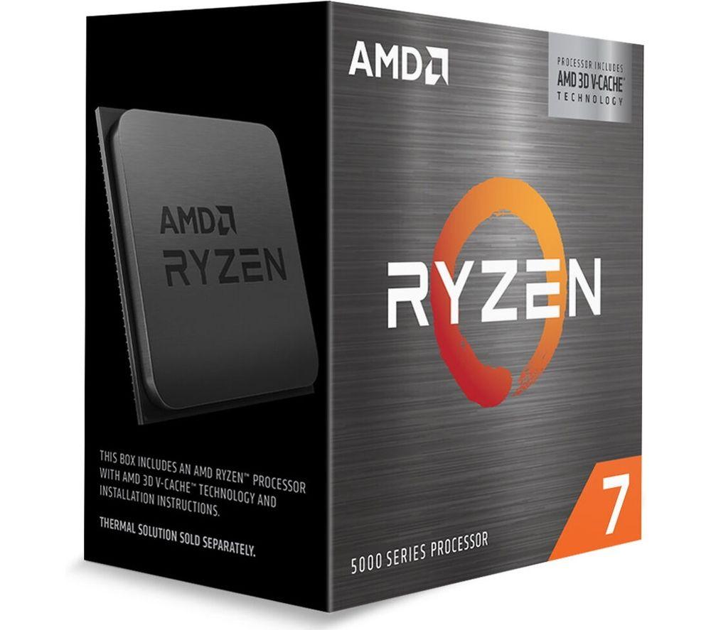 AMD Ryzen 7 5800X3D Desktop Processor (8-core/16-thread, 96MB L3 cache, up to 4.5 GHz max boost)