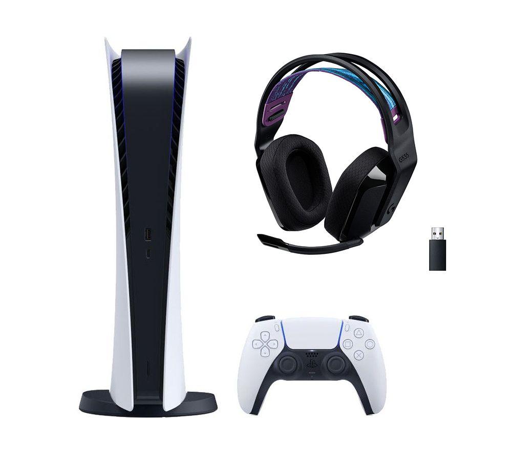 Sony PlayStation 5 Digital Edition & Logitech G535 LIGHTSPEED Headset Bundle review