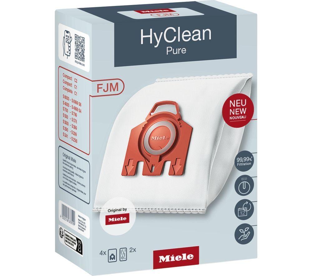 Buy MIELE HyClean Pure FJM Vacuum Cleaner Dustbag Pack of 4 Currys